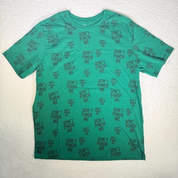 Lucky Clover Tee Don't Pinch Me St.Patrick's Day Patty's Irish Green T-Shirt L - Picture 1 of 6